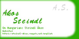 akos steindl business card
